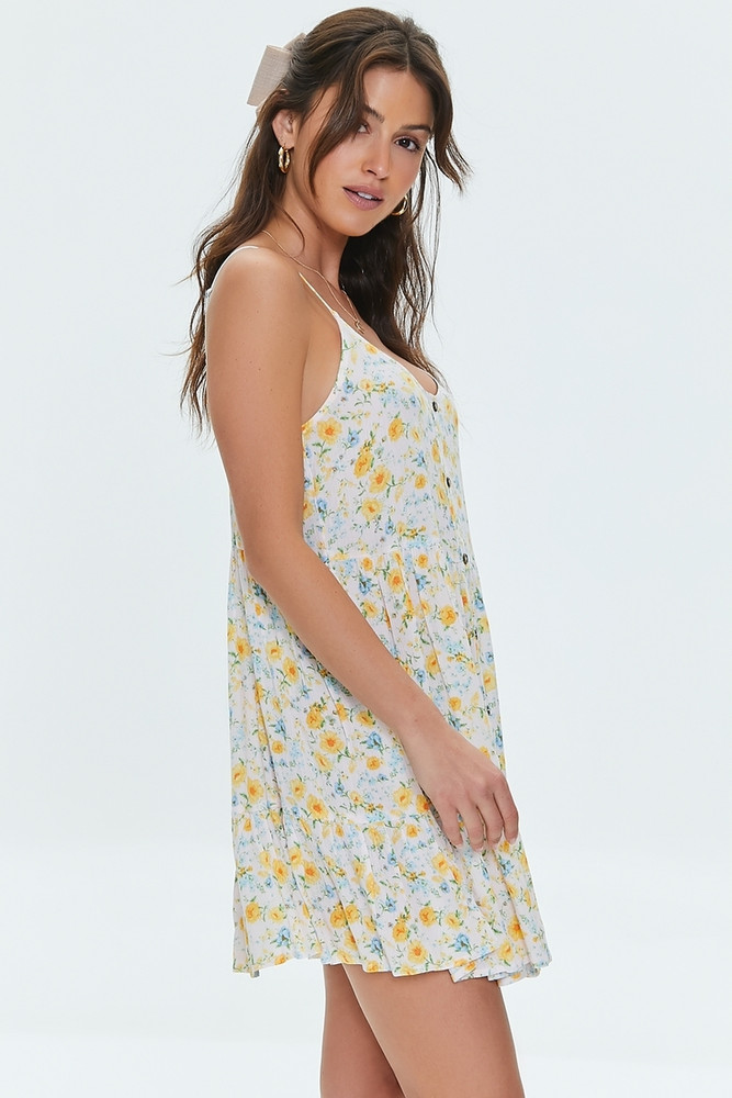 Forever 21 long yellow store dress