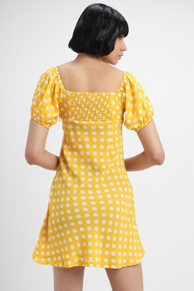 Yellow gingham clearance dress forever 21