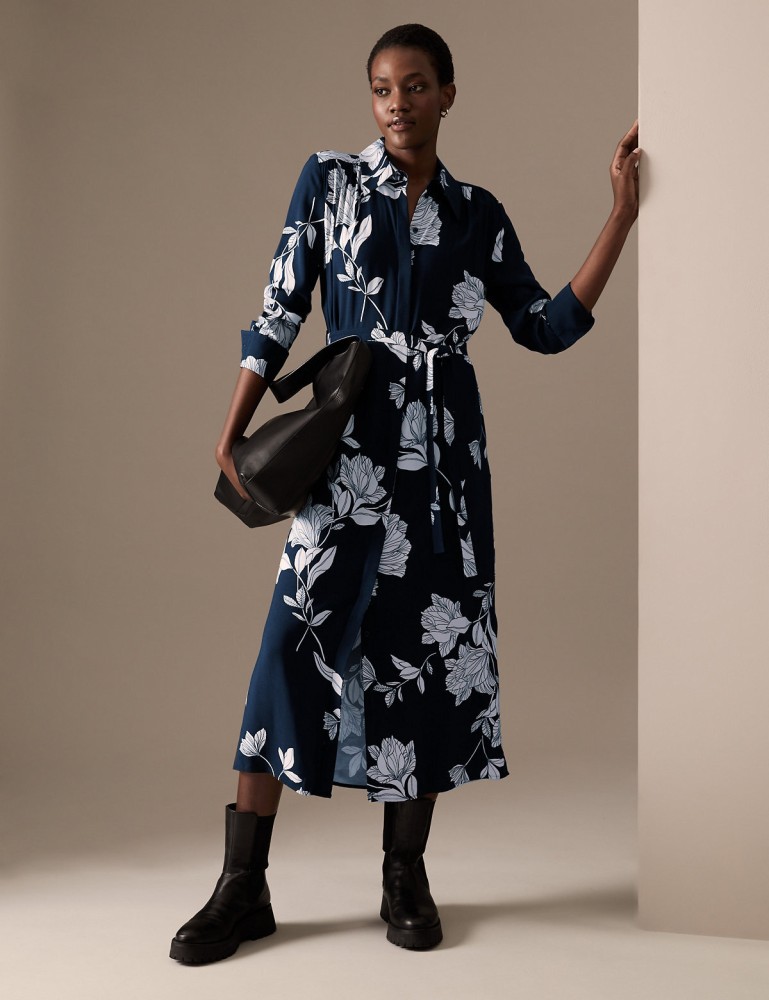 Marks and best sale spencer navy dress