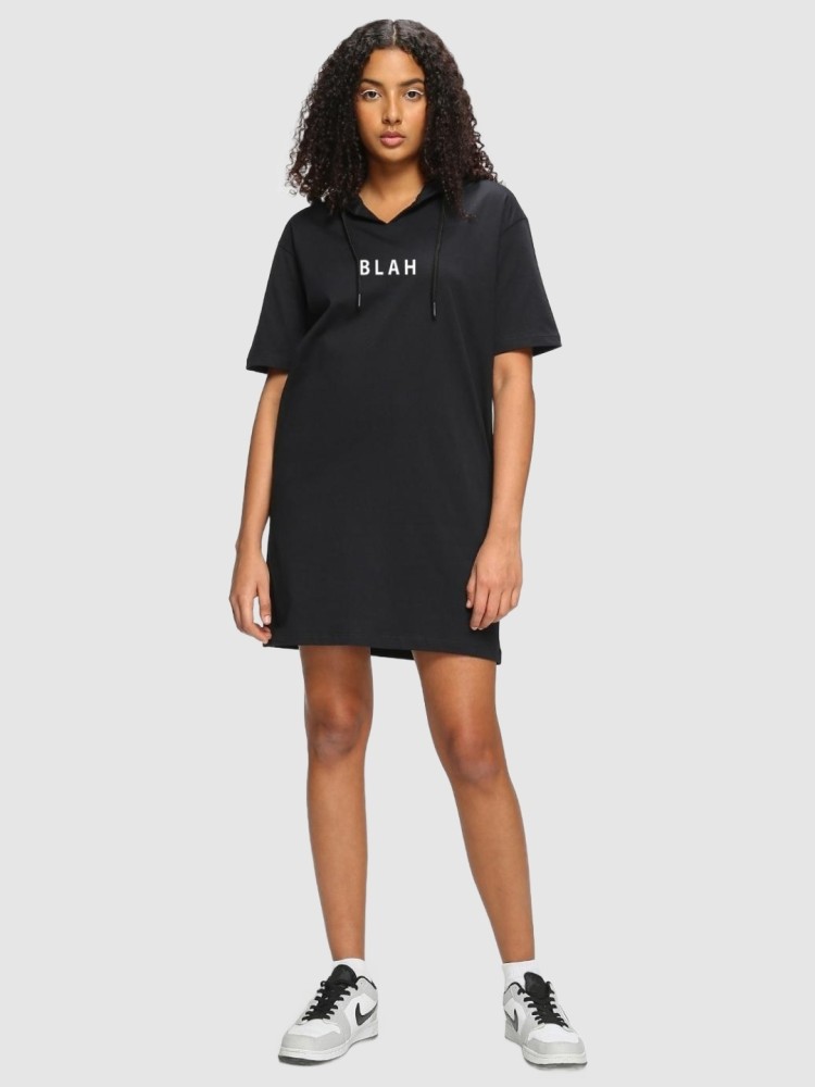 BEWAKOOF Women T Shirt Black Dress - Buy BEWAKOOF Women T Shirt Black Dress  Online at Best Prices in India | Flipkart.com