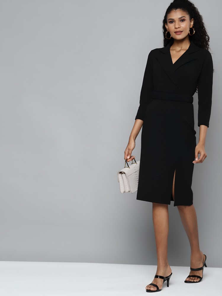 MAFIA THE STYLE STATEMENT Women Bodycon Black Dress - Buy MAFIA