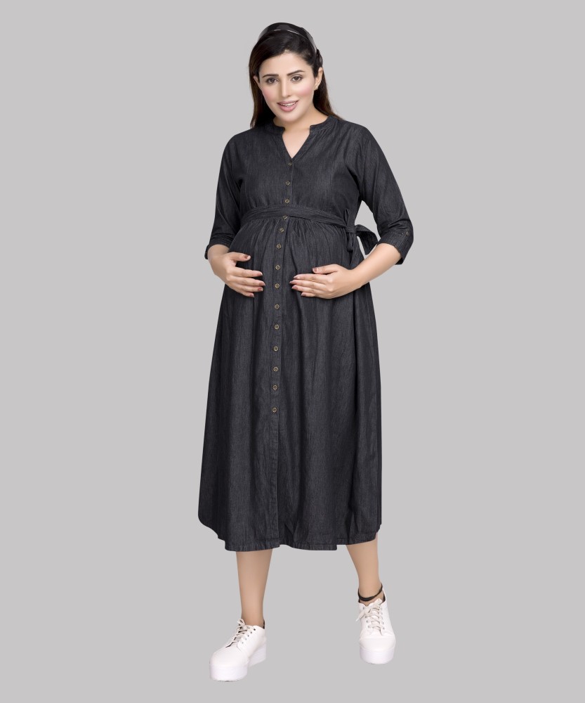 Buy Maternity Flare Dres Online In India -  India