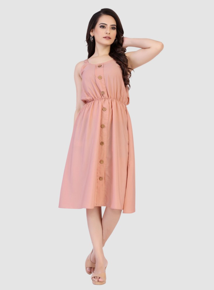 Peach one hot sale piece dress