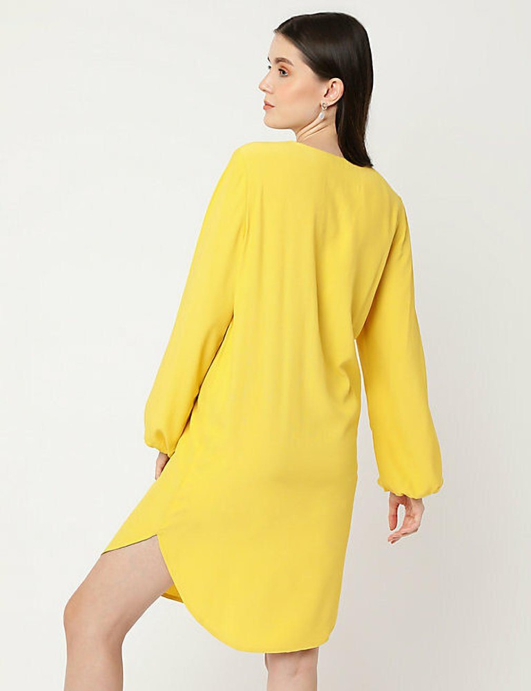 Mustard dress clearance marks and spencer