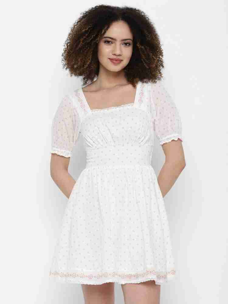 American eagle 2025 white lace dress