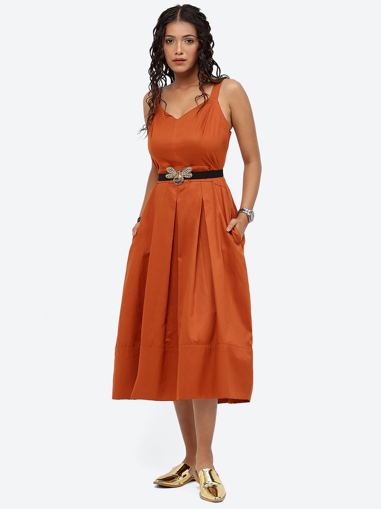 Orange one piece dress online