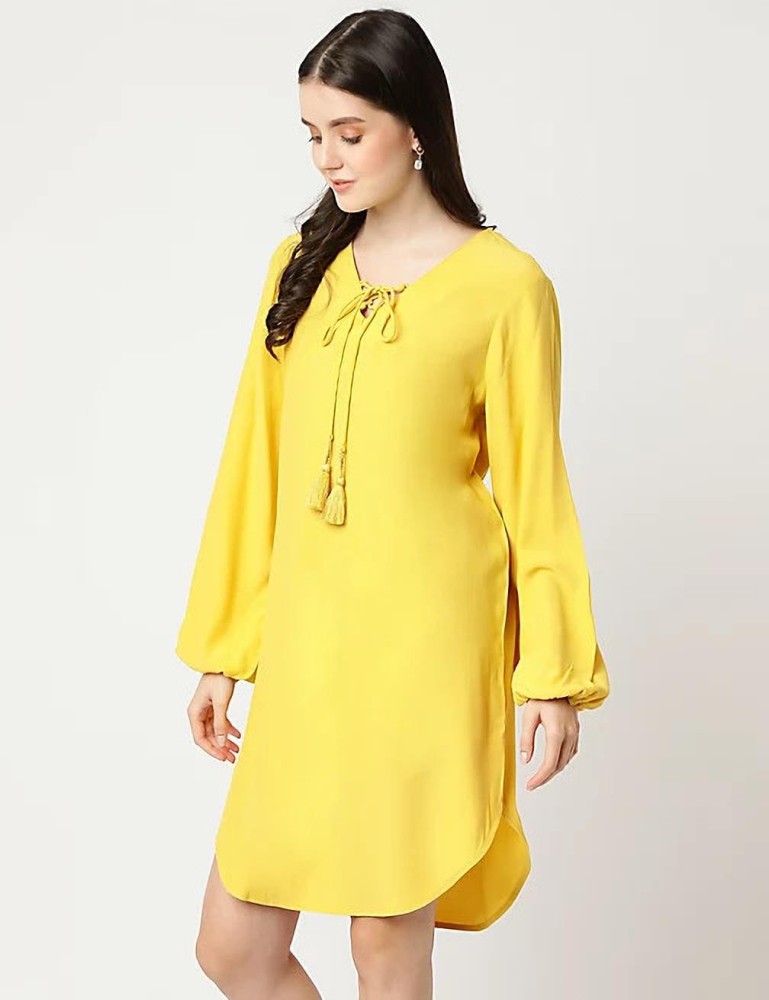 Mustard dress marks and spencer best sale