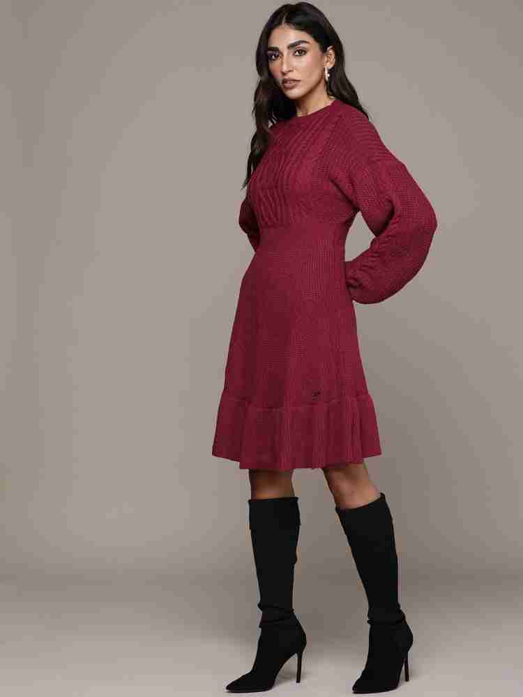 Bebe turtleneck sweater on sale dress