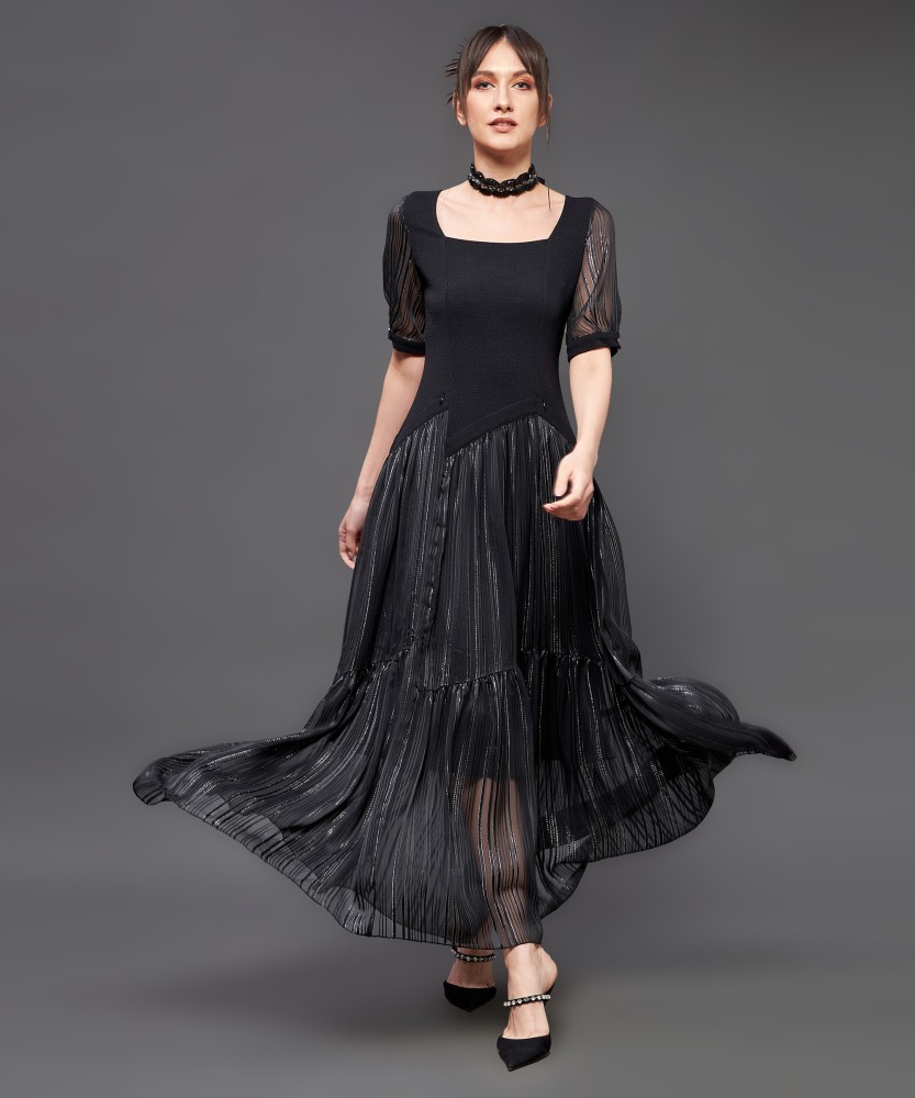 Flipkart black sale dress