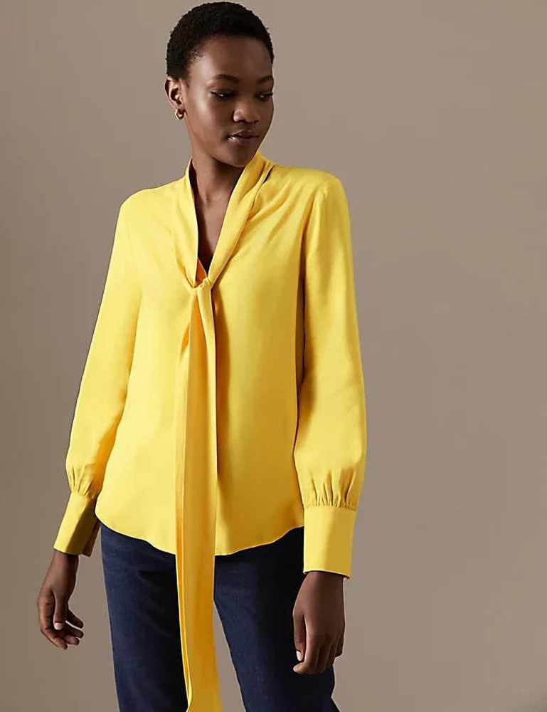 Yellow rangetop Blazers Women Yellow