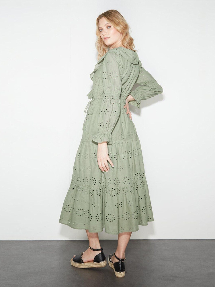 Dorothy perkins green wrap dress outlet