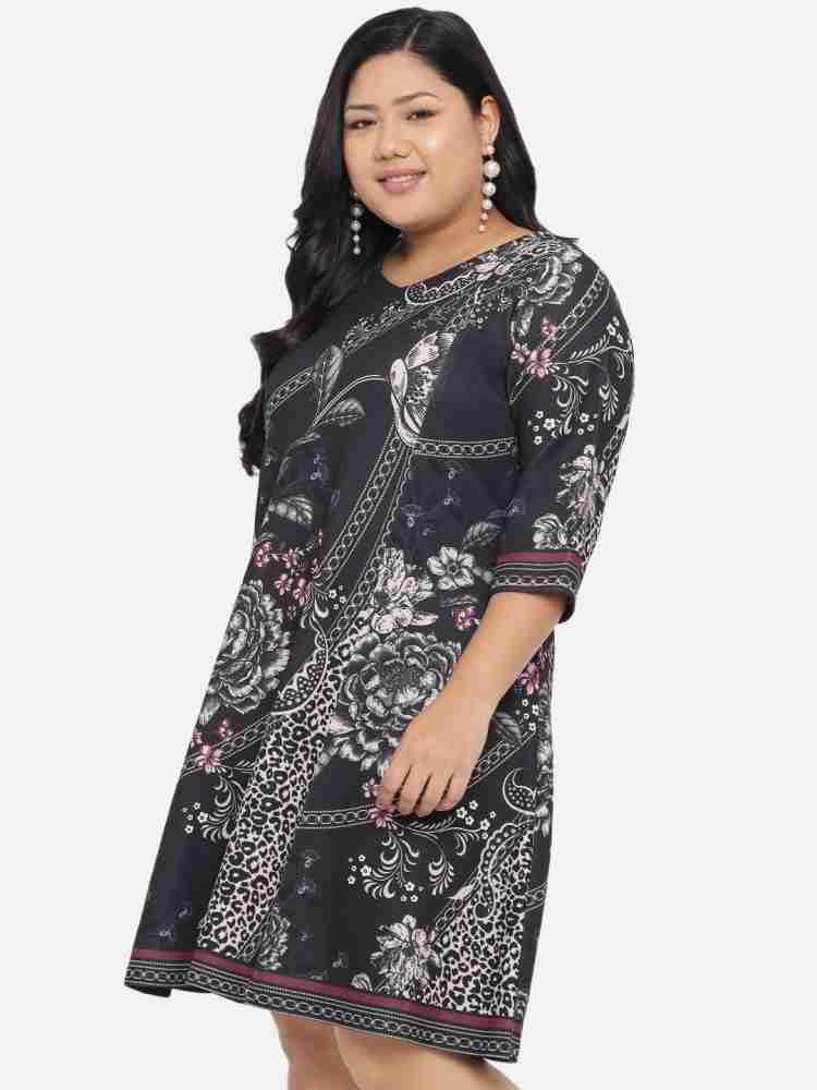 Buy Amydus Women A-line Multicolor Dress Online at Best Prices in India