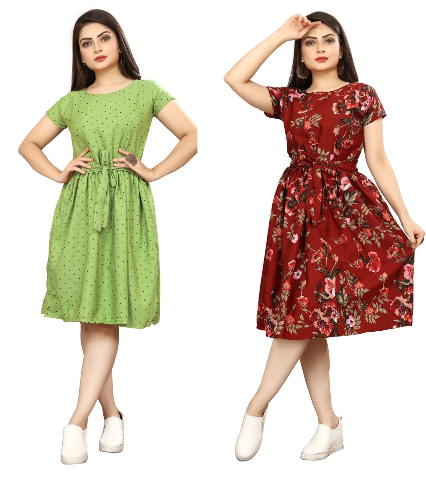 Knee Length Designer Dresses  Women's Tea Length Gowns Online