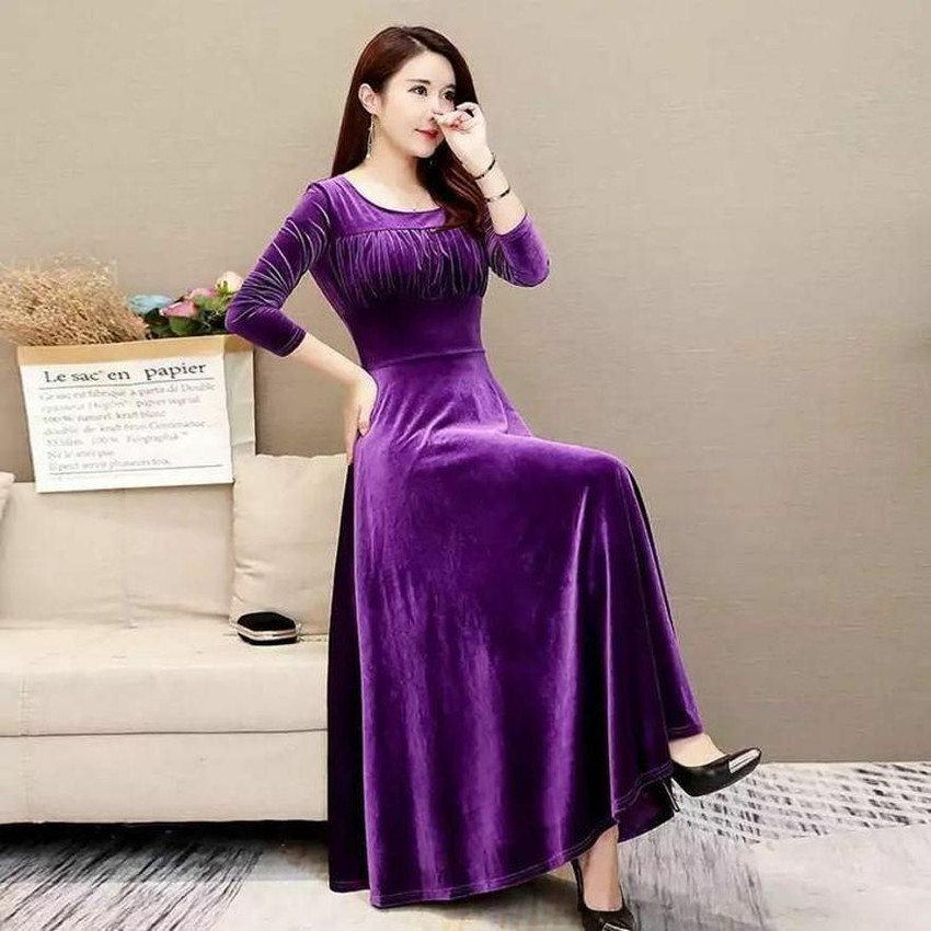 Flipkart velvet dresses sale