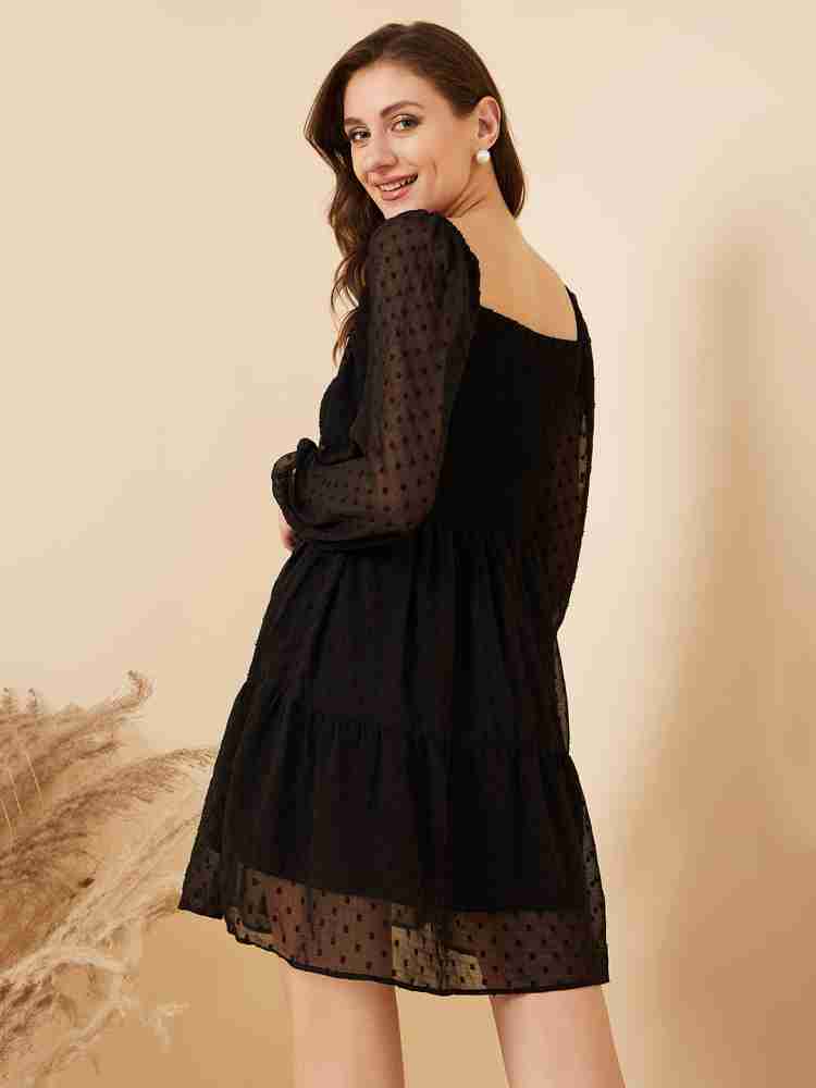 Rare beauty lace fit & hot sale flare dress