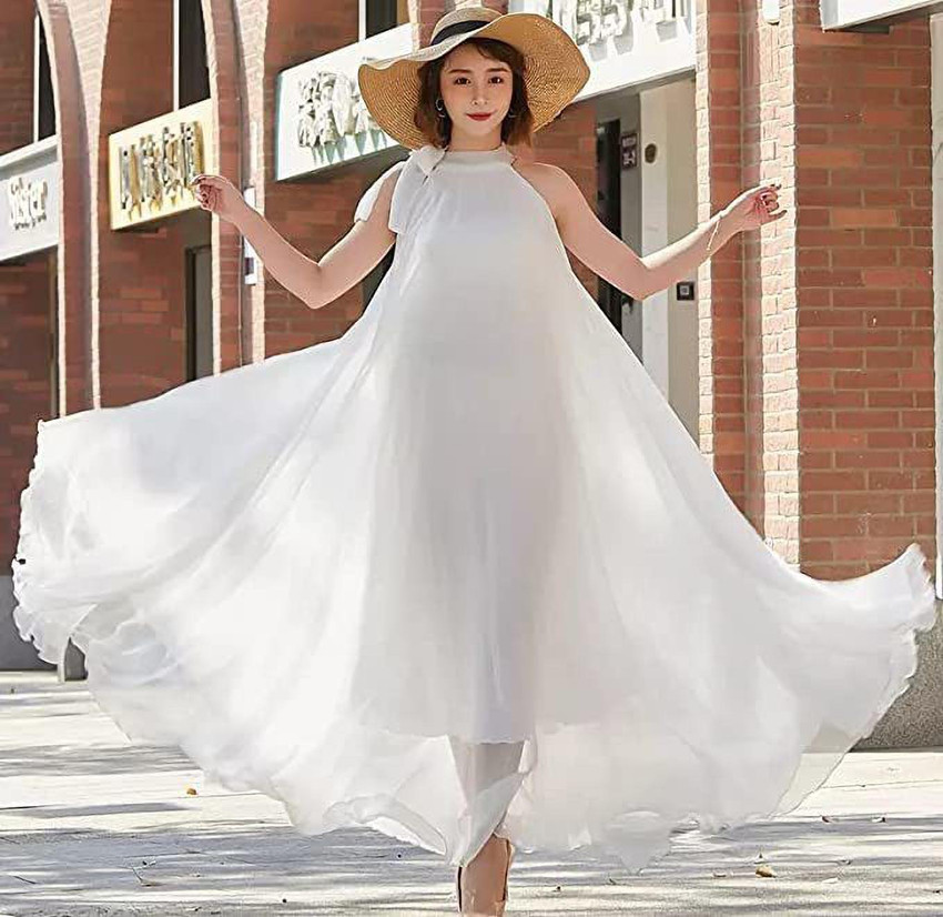 Milkyway Women A line White Dress Buy Milkyway Women A line