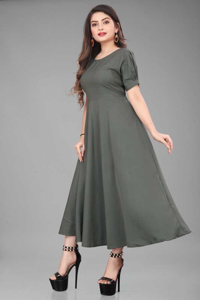 Plain store grey dress