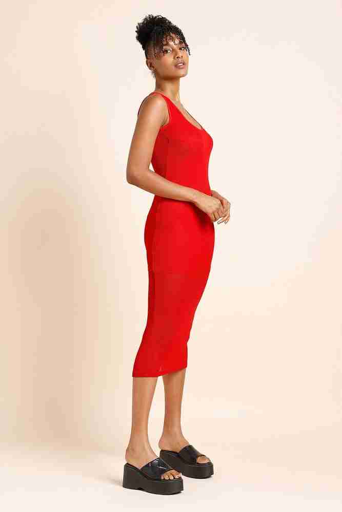 FOREVER 21 Women A line Red Dress Buy FOREVER 21 Women A line Red Dress Online at Best Prices in India Flipkart