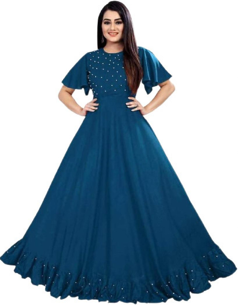Long gown hotsell dress in flipkart