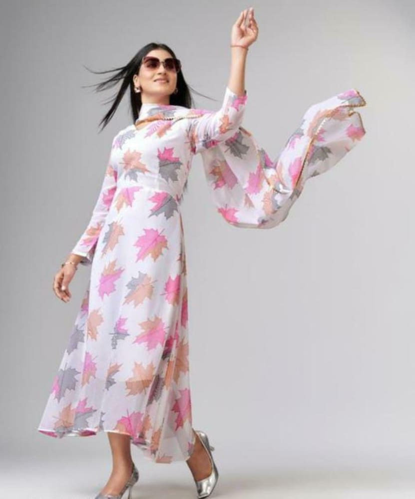 Floral maxi dress flipkart clearance