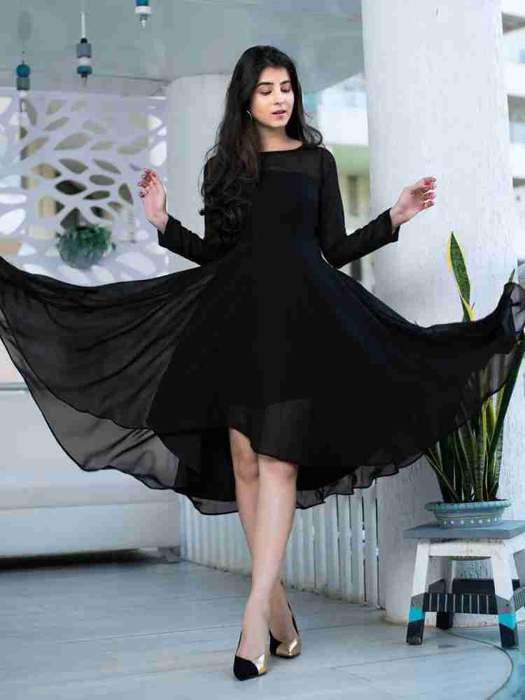 Black store frock dress