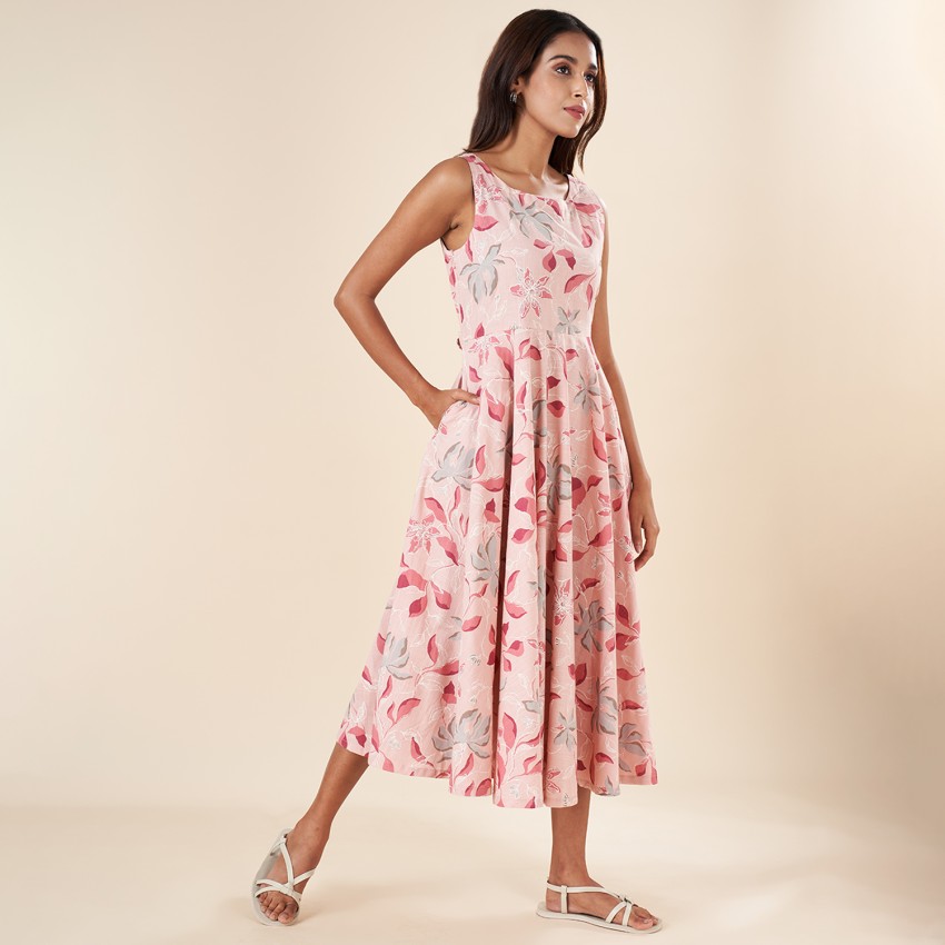 Buy Pink Dresses & Gowns for Women by Akkriti by Pantaloons Online