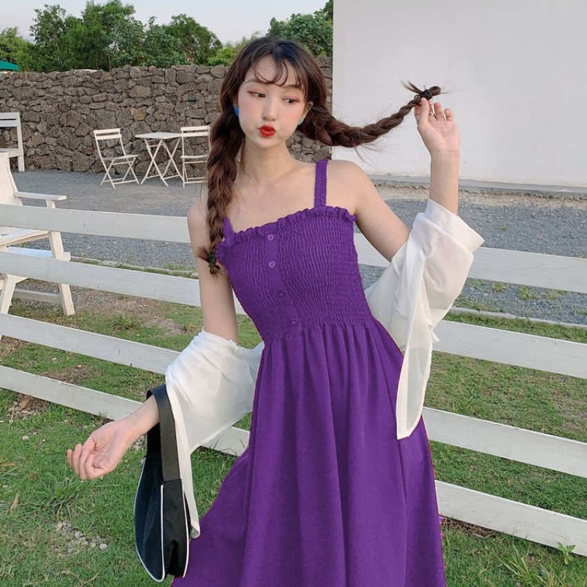 Cute 2024 purple dress