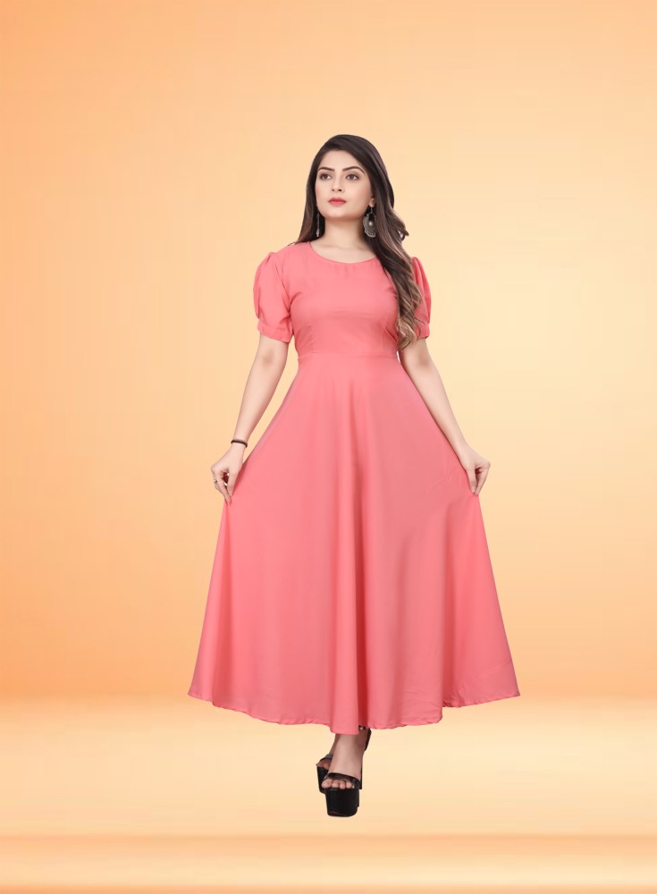 Buy online Pink Floral Print Sleeveless A-line Dress from western wear for  Women by Indian Fashionista for ₹449 at 70% off