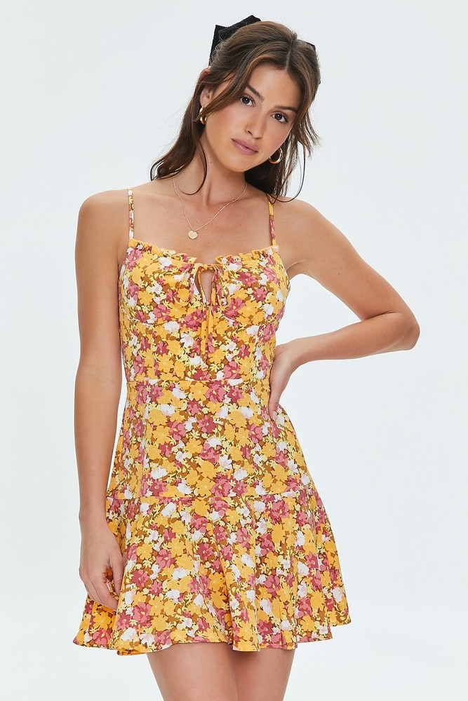 FOREVER 21 Women A line Yellow Dress Buy FOREVER 21 Women A line Yellow Dress Online at Best Prices in India Flipkart