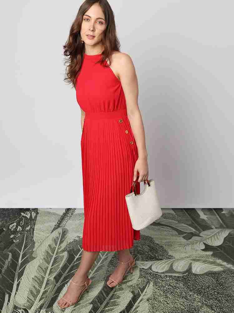 Vero moda red dress hot sale