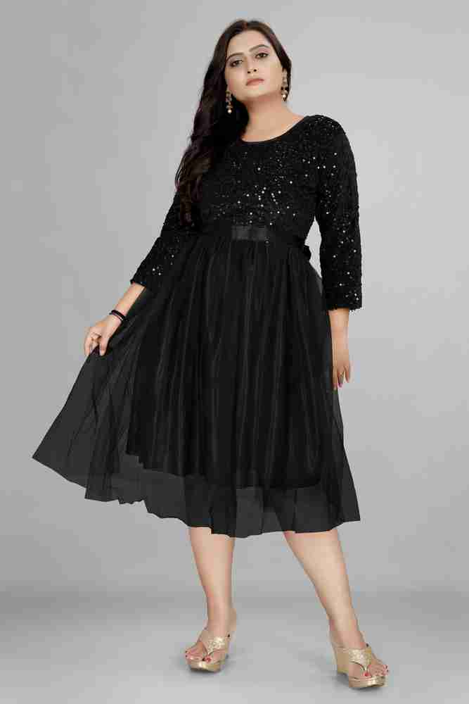 LIRTHIKA SILK Women Fit and Flare Black Dress Buy LIRTHIKA SILK Women Fit and Flare Black Dress Online at Best Prices in India Flipkart