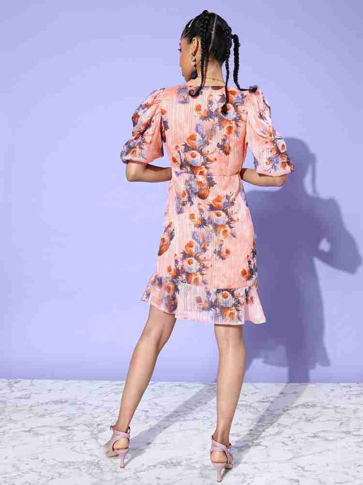 Dressberry Women A-line Multicolor Dress - Buy Dressberry Women A-line  Multicolor Dress Online at Best Prices in India