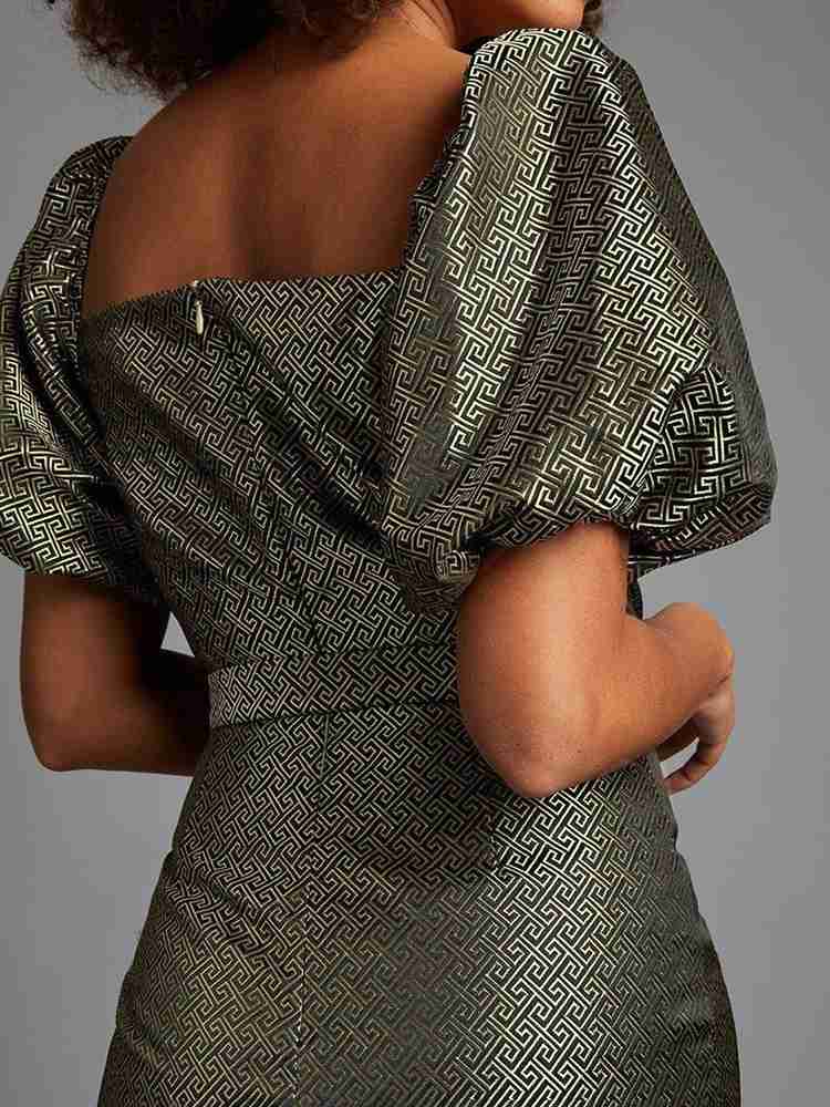 Dorothy perkins black outlet and silver dress
