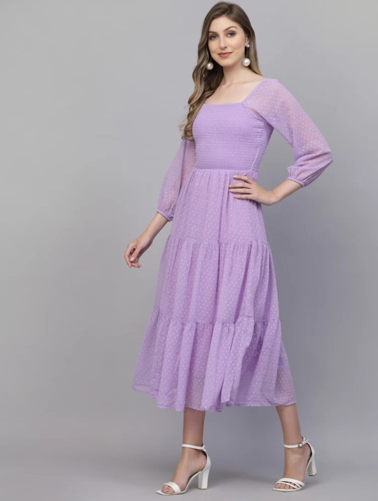 Lavender dress top online india