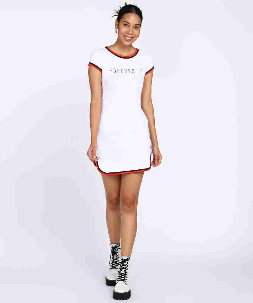 Forever 21 2024 white shirt dress