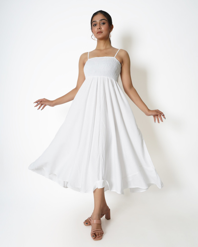 Cotton maxi dress flipkart sales