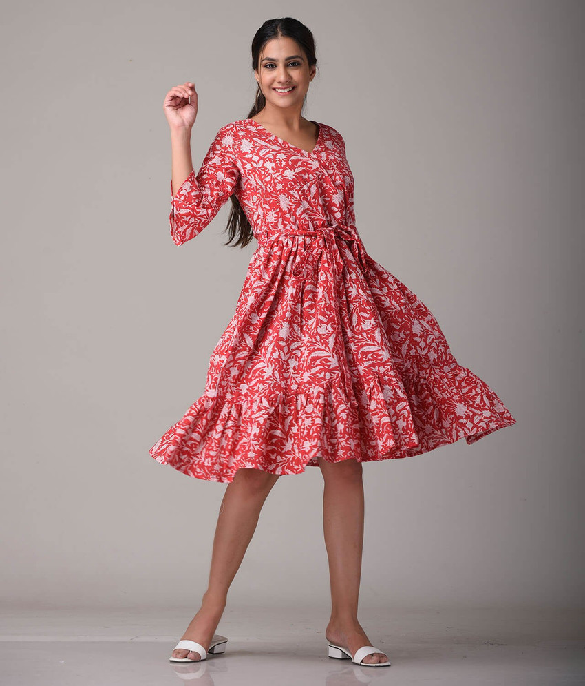 Cotton dress flipkart discount