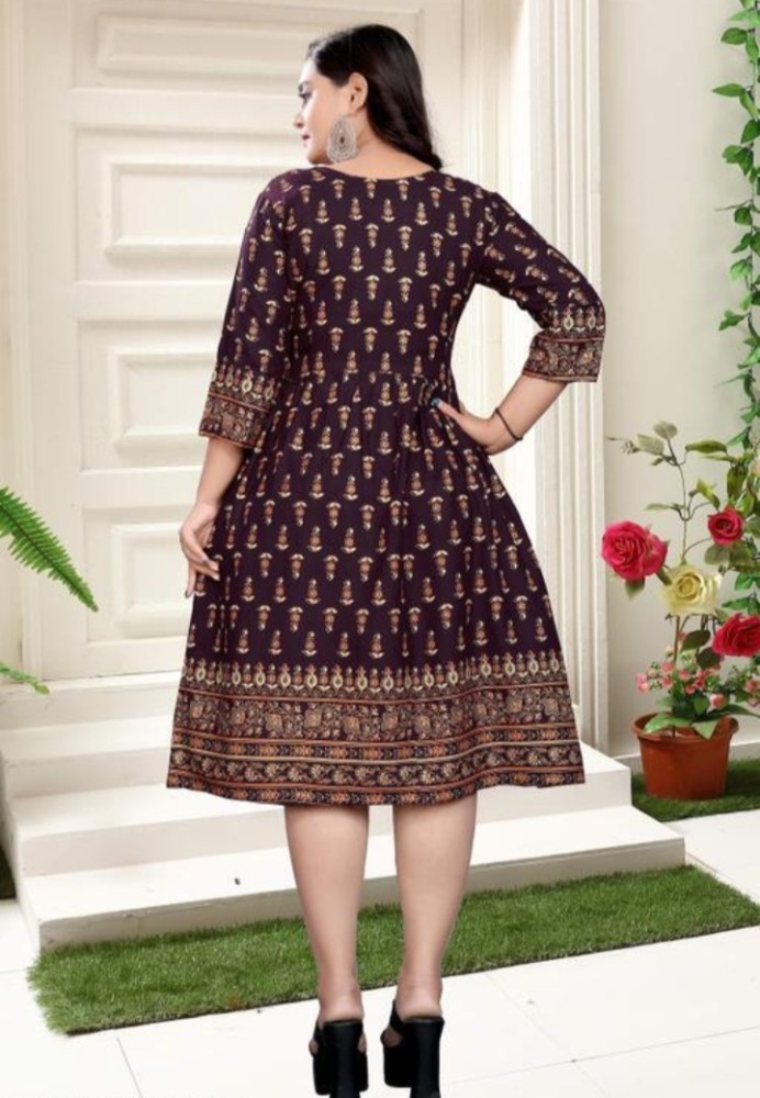 Knee length anarkali kurta sale