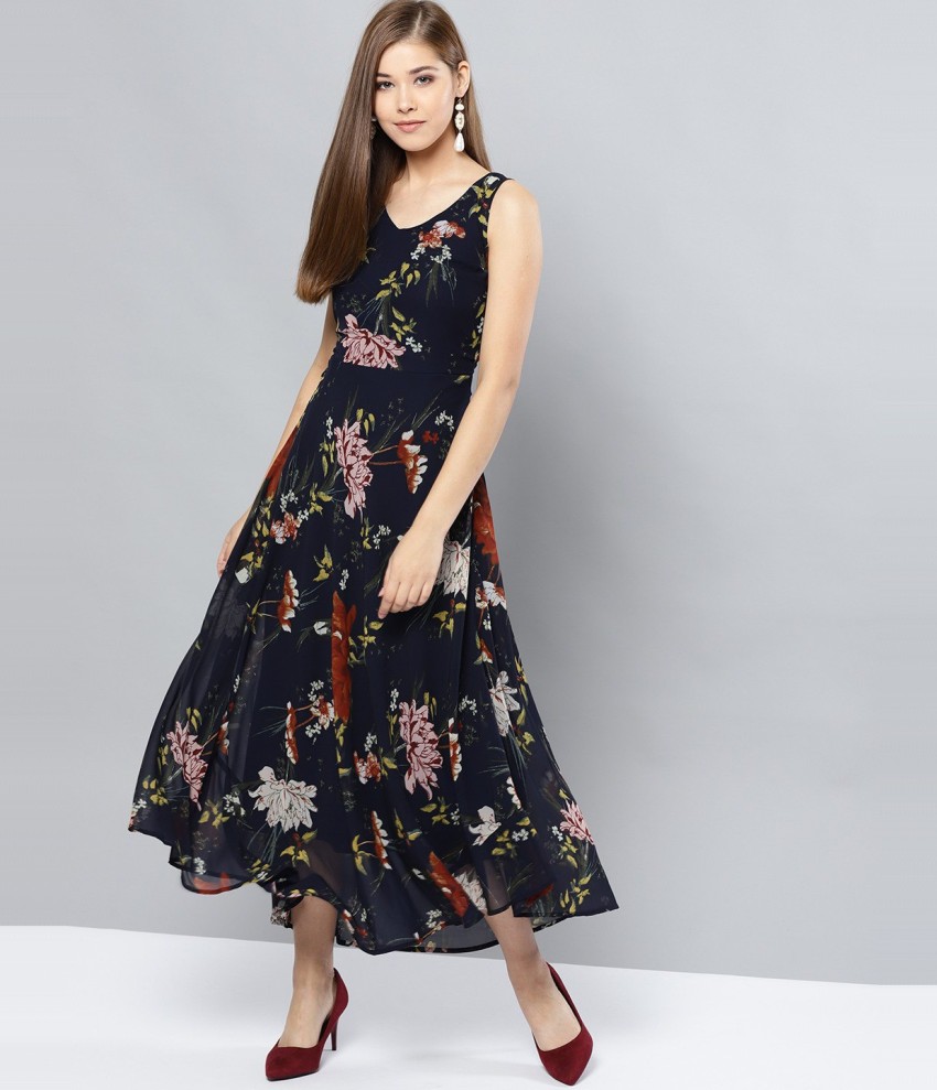 HARPA Women Maxi Multicolor Dress - Buy HARPA Women Maxi