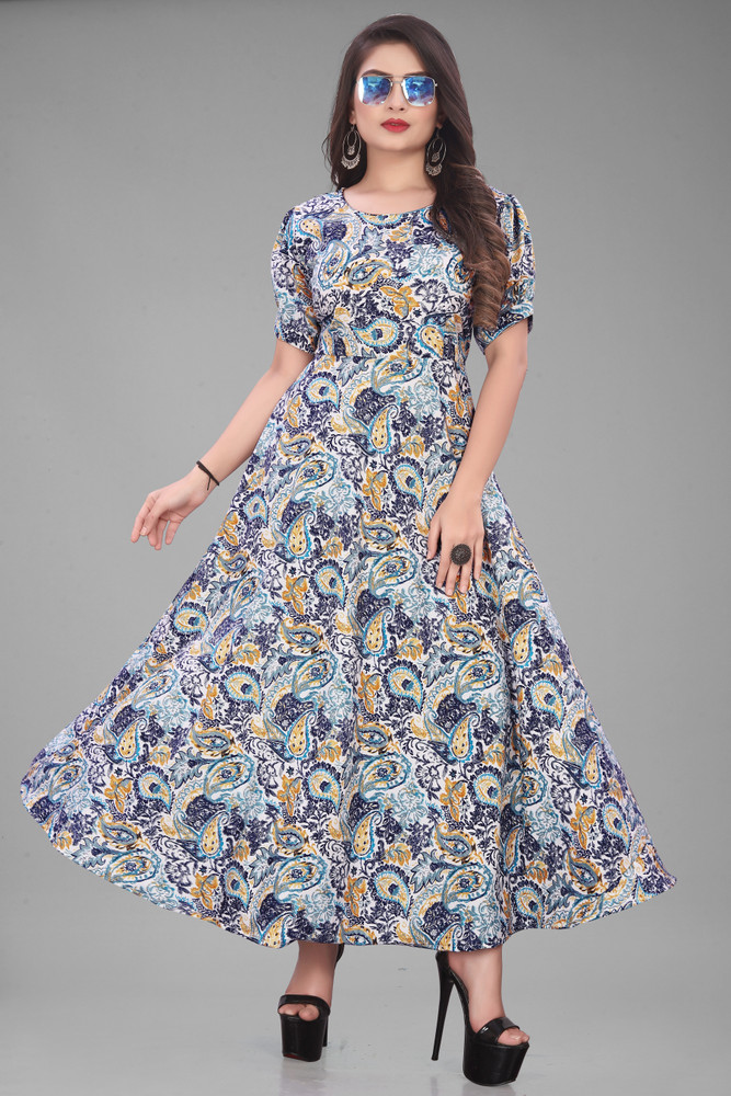 Aline long frock shop