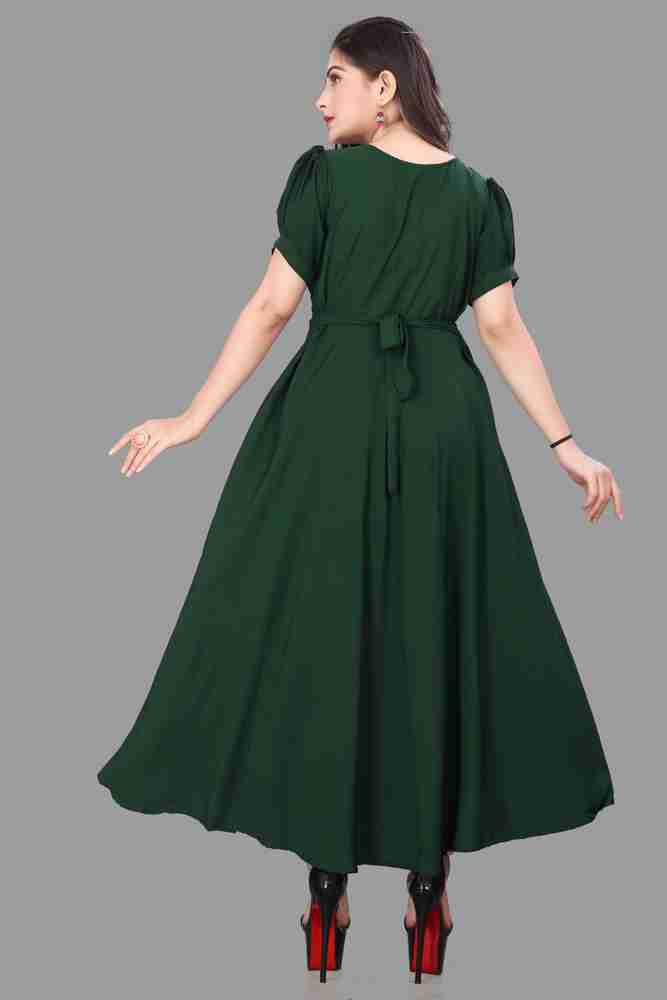 Plain shop green dress