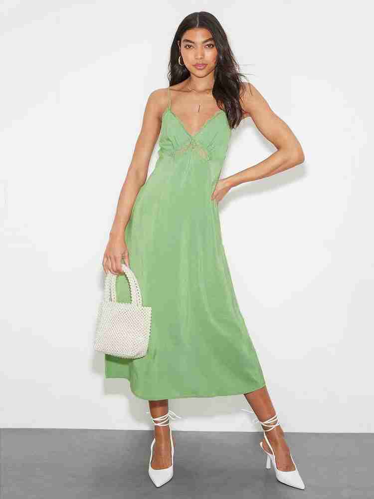 DOROTHY PERKINS Women A line Green Dress Buy DOROTHY PERKINS Women A line Green Dress Online at Best Prices in India Flipkart