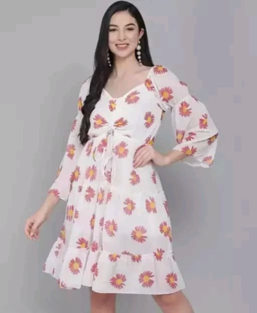 HM FASHIONS Women Fit and Flare Red Dress Buy HM FASHIONS Women Fit and Flare Red Dress Online at Best Prices in India Flipkart