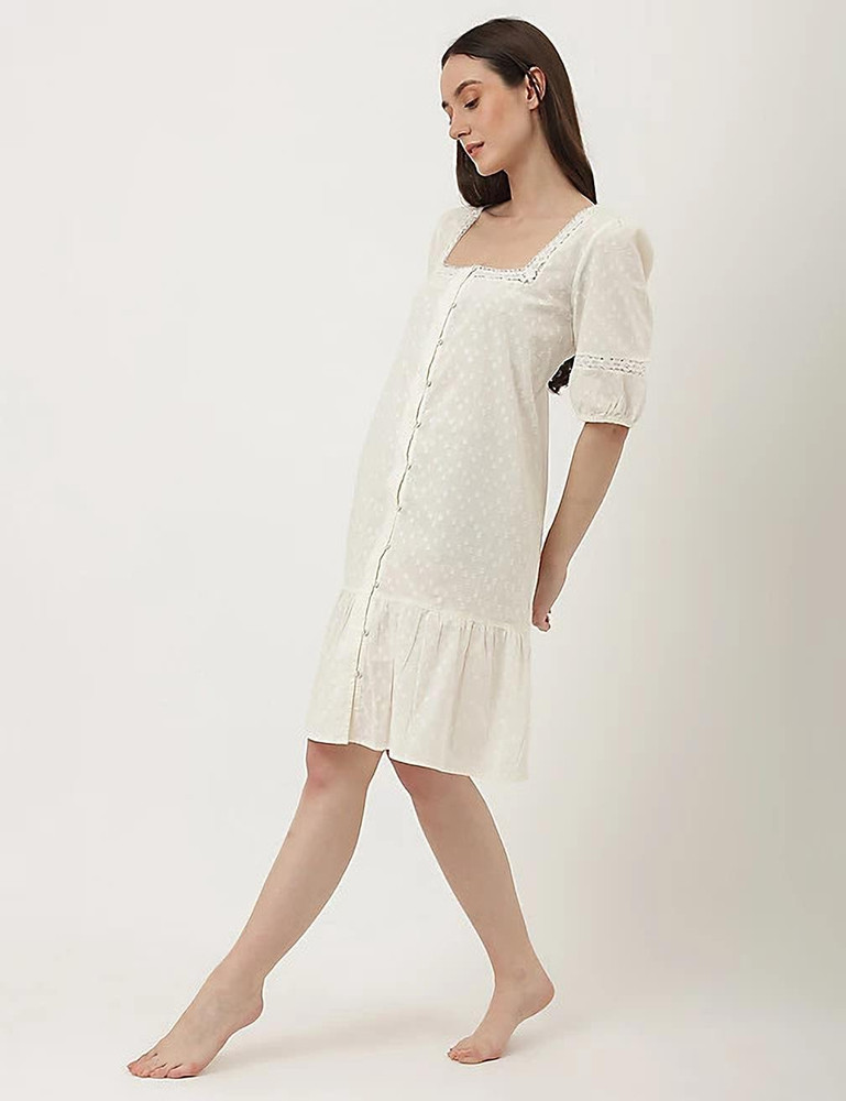 MARKS SPENCER Women Fit and Flare White Dress Buy MARKS SPENCER Women Fit and Flare White Dress Online at Best Prices in India Flipkart