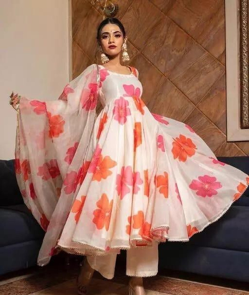 Halzina Women Ethnic Dress White Dress Buy Halzina Women Ethnic Dress White Dress Online at Best Prices in India Flipkart
