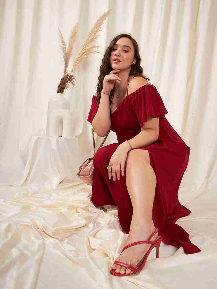 Red dress curve new arrivals
