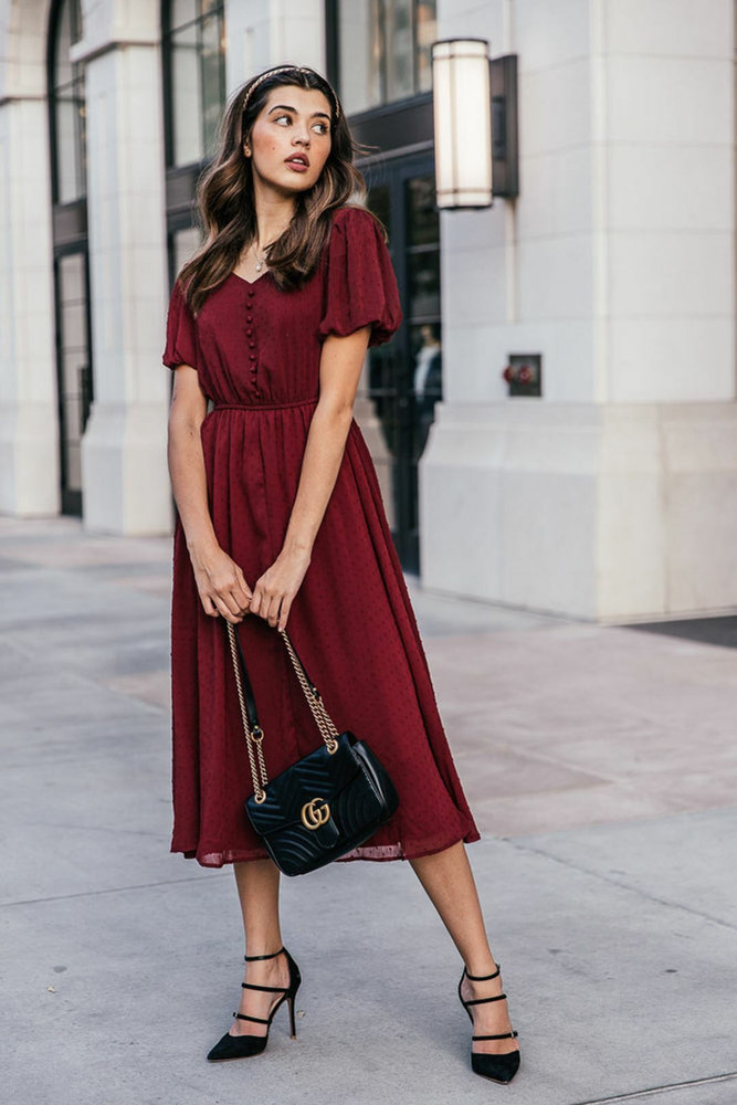 Shoes for maroon sale gown