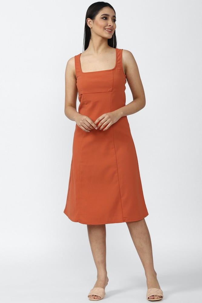 FOREVER 21 Women A line Orange Dress Buy FOREVER 21 Women A line Orange Dress Online at Best Prices in India Flipkart
