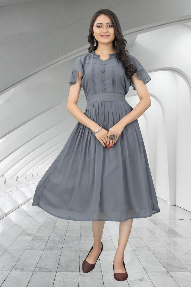 Grey deals colour frock