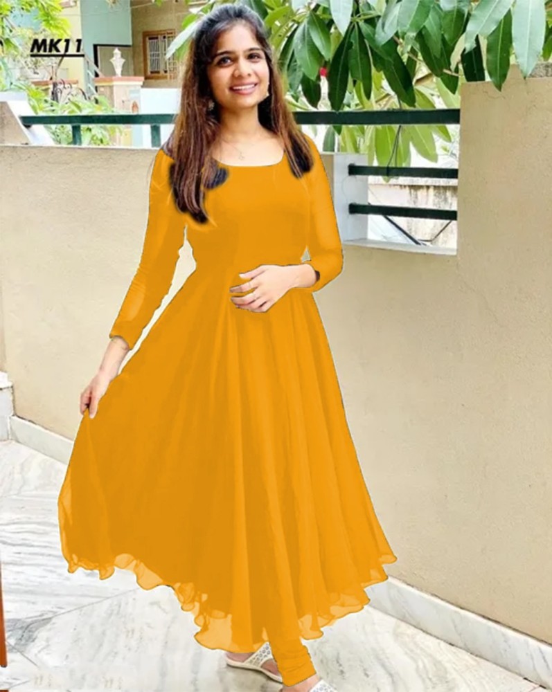 Yellow kurti on on sale flipkart